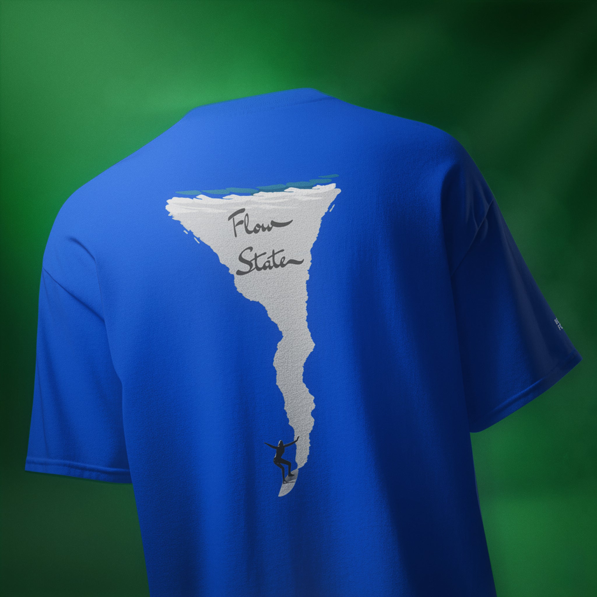 Flow State Tee – Electric Blue
