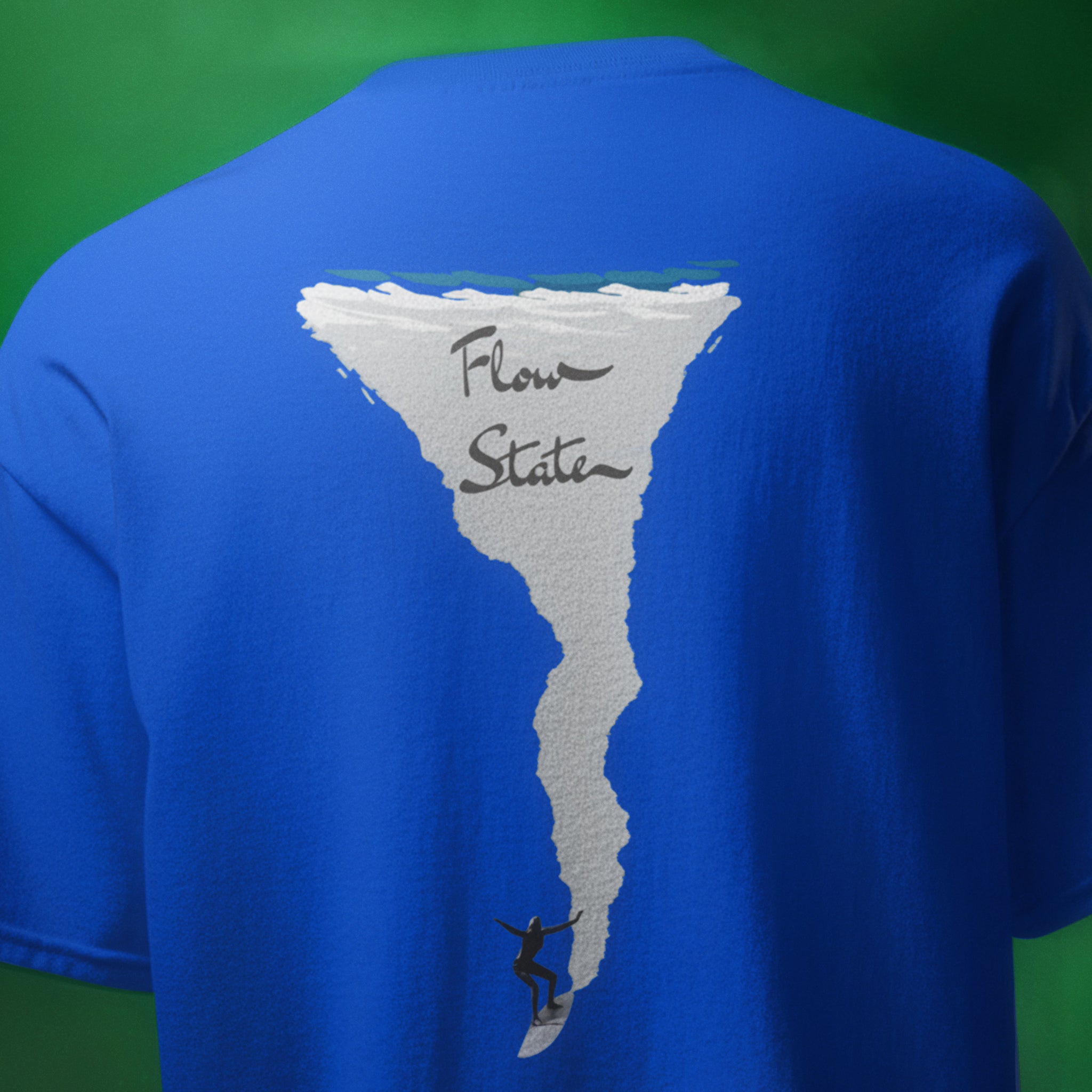 Flow State Tee – Electric Blue
