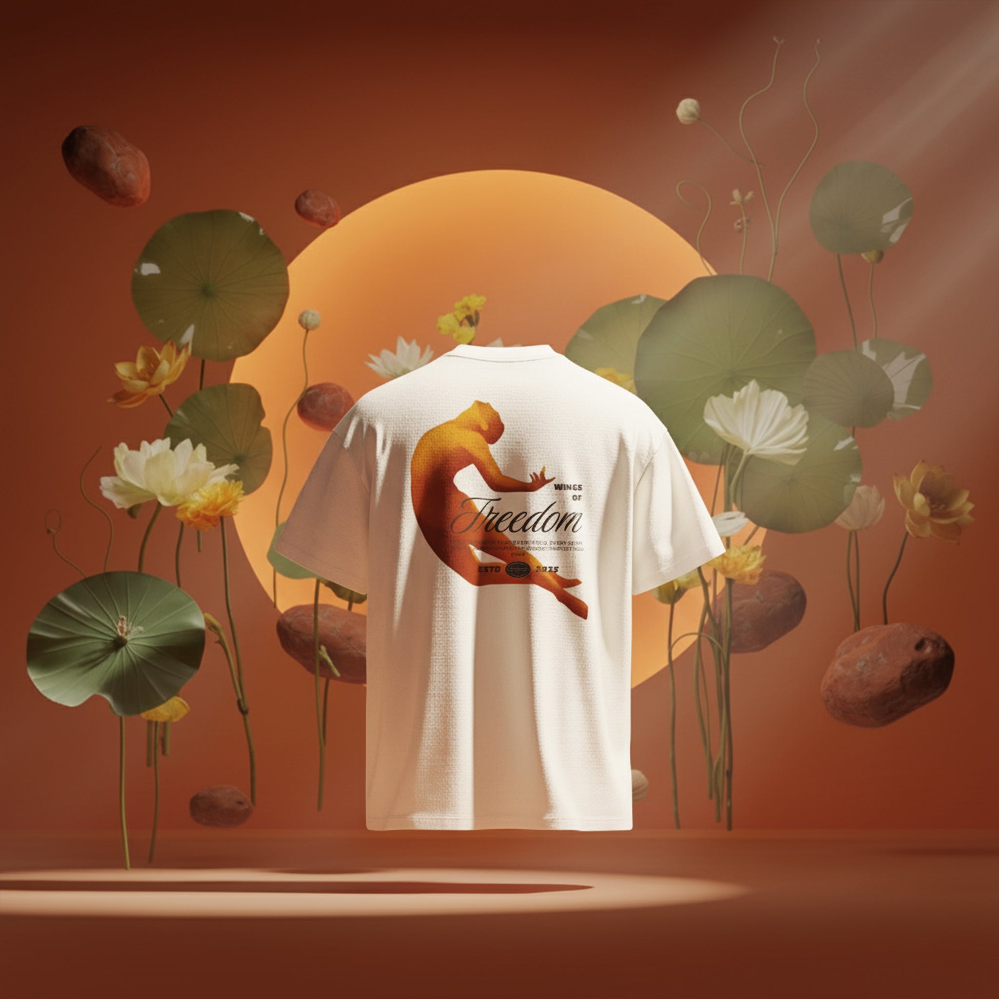 Wings of Freedom Tee – Dawn Ivory