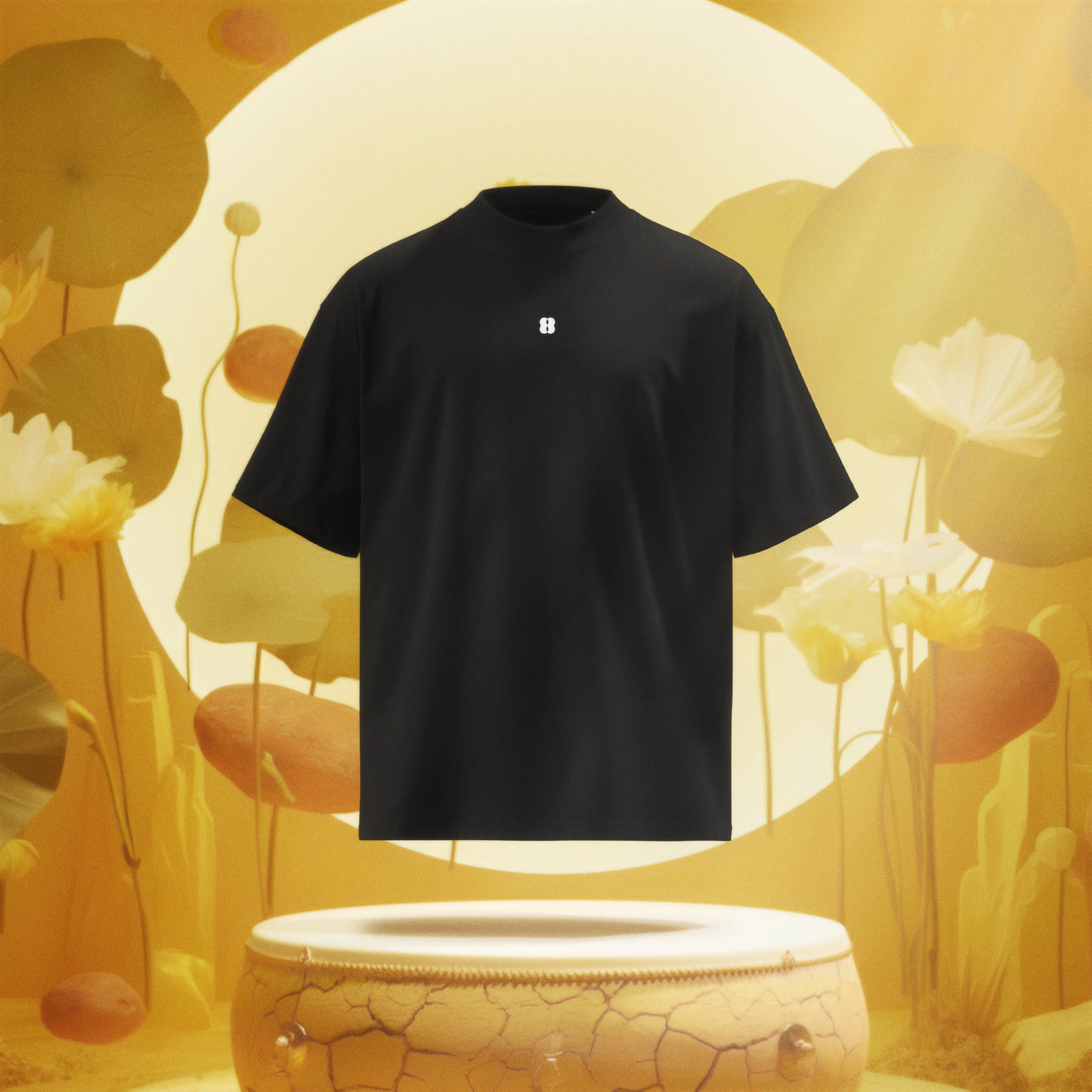 Soul to Stars Oversized Tee – Eclipse Black