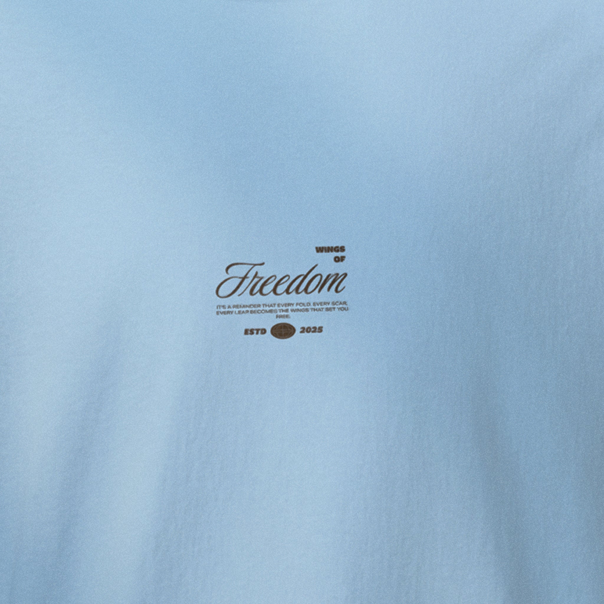 Freedom Eagle Tee – Skyfade Blue
